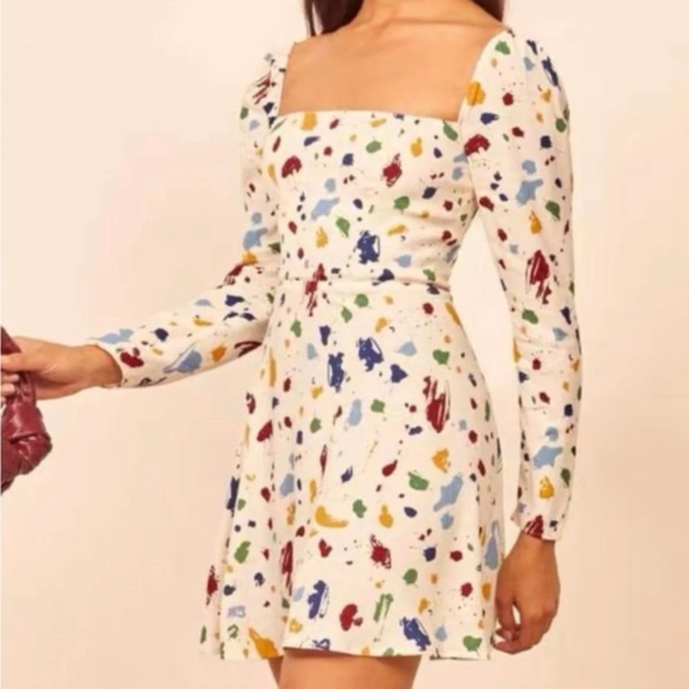 Reformation long sleeve dress
